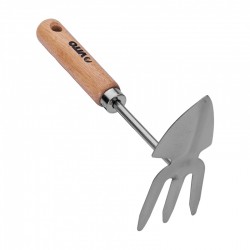 Lanza con horquilla con mango de madera 25cm Vito