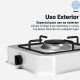 Hornillo de gas 1 fuego 2200W Flavourmy Universal Blue
