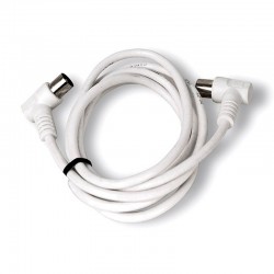 Prolongador TV conector acodado M-H 2,5m