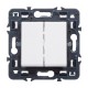Conmutador doble blanco Valena Next Legrand