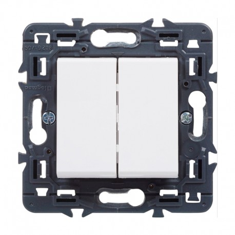 Conmutador doble blanco Valena Next Legrand