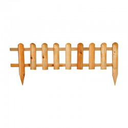 Mini valla de madera de pino natural