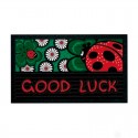 Felpudo de caucho/poliamida formato Good luck 40x70cm