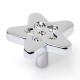 Pomo de mueble de zamak estrella 37mm