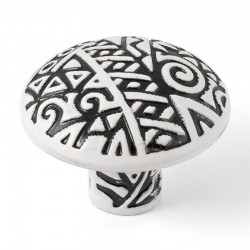 Pomo de mueble de zamak étnico 35mm