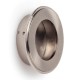 Pomo de metal para encastrar níquel satinado 34mm