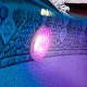 Foco LED multicolor con mando piscina