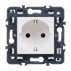 Base Schuko 2P+T blanca Valena Next Legrand