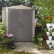 Cobertizo de resina Factor beige 178x196x208cm 3,5m2