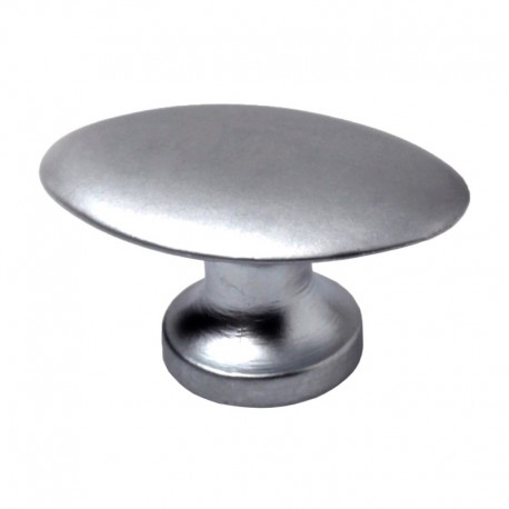 Pomo cromado mate 33mm para mueble