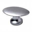 Pomo cromado mate 33mm para mueble