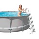 Escalera c/peldaños desmon 132cm piscina