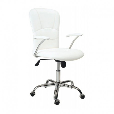 Silla giratoria para despacho blanca Lider