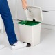 Cubo de basura beige con pedal Eco Tatay