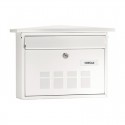 Buzón de acero inox. blanco DIN A4 Deco Arregui