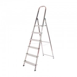 Escalera de aluminio 6 peldaños