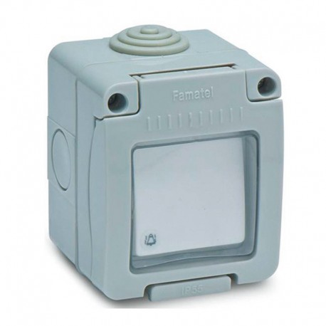 Pulsador timbre estanco IP55 10A-250V