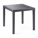 Mesa desmontable efecto ratán King