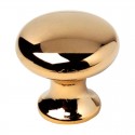 Pomo de metal dorado 25mm