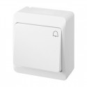 Pulsador timbre superficie estanco IP54