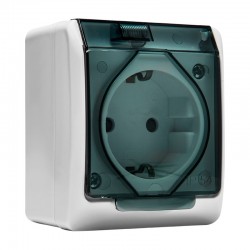 Base Schuko superficie estanca IP54