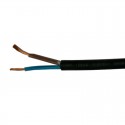 Manguera goma negra 2x1,5mm² al corte