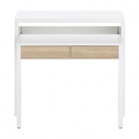 Mesa escritorio extensible de melamina