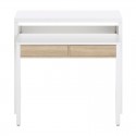 Mesa escritorio extensible de melamina