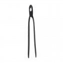 Tenacilla de plástico gris 31cm