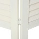 Biombo de 3 hojas madera blanca