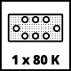 Lijadora orbital inalámbrica 18V sin batería TC-OS 18/187 Li-Solo Einhell