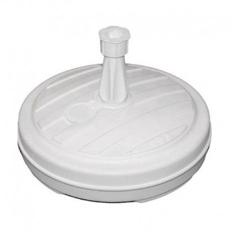 Base de parasol redondo 13L blanco