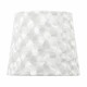 Pantalla lámpara textil blanco nácar E27 Fátima