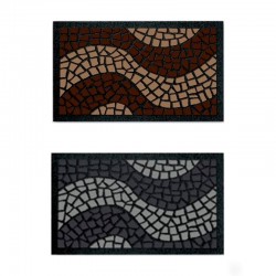 Felpudo de caucho/poliamida formato Onde 40x70cm