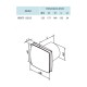 Extractor de baño Desing 125 LD