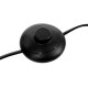 Lámpara de pie de cuerdas de madera E27 40W Aissa