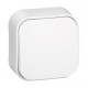 Pulsador blanco IP21 Forix