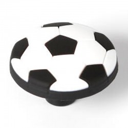 Pomo de mueble infantil pelota de fútbol 41mm