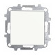 Pulsador neutro empotrable blanco Sky