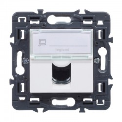 Base enchufe RJ45 empotrable blanca Valena Next Legrand
