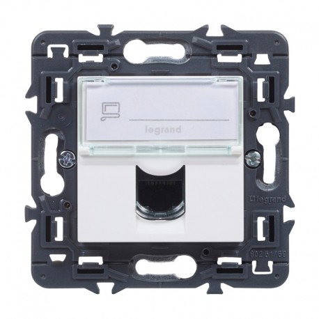 Base enchufe RJ45 empotrable blanca Valena Next Legrand