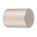 Terminal cilíndrico corto de metal plata 22mm 2uds. TD22