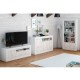 Aparador de melamina 3 puertas blanco Velho