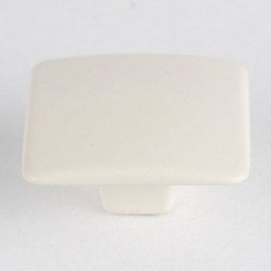 Pomo de mueble de zamak rectangular 37mm