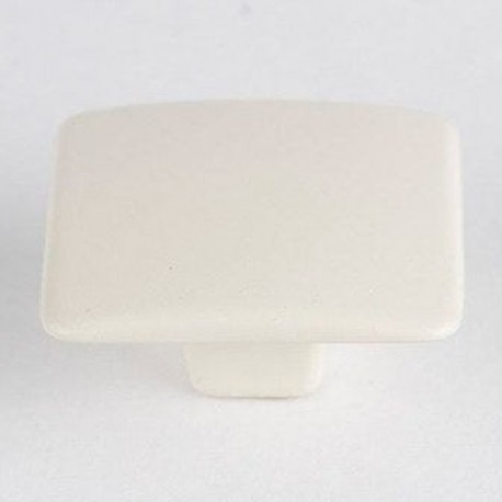 Pomo de mueble de zamak rectangular 37mm
