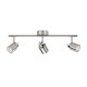 Regleta de 3 focos cromo GU10 35W Meranti Philips