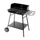 Barbacoa de carbón de acero Neka 87x53cm