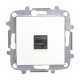 Toma de internet RJ45 empotrable blanca Sky