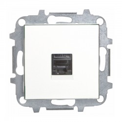 Toma de internet RJ45 empotrable blanca Sky