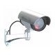 Cámara de seguridad ficticia con luz LED 2xAA 17x8x11cm